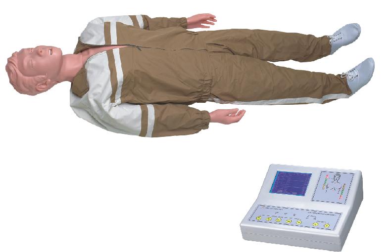 電力急救訓練模型｜大屏幕液晶彩顯高級全自動電腦心肺復蘇模擬人